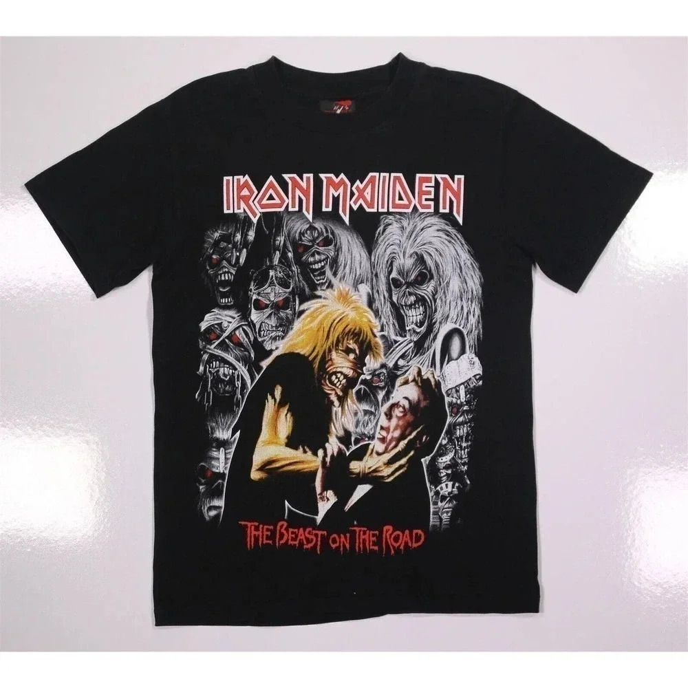 Iron Maiden The Beast on the Road Band T-shirt by Thunder Rock Metal Small